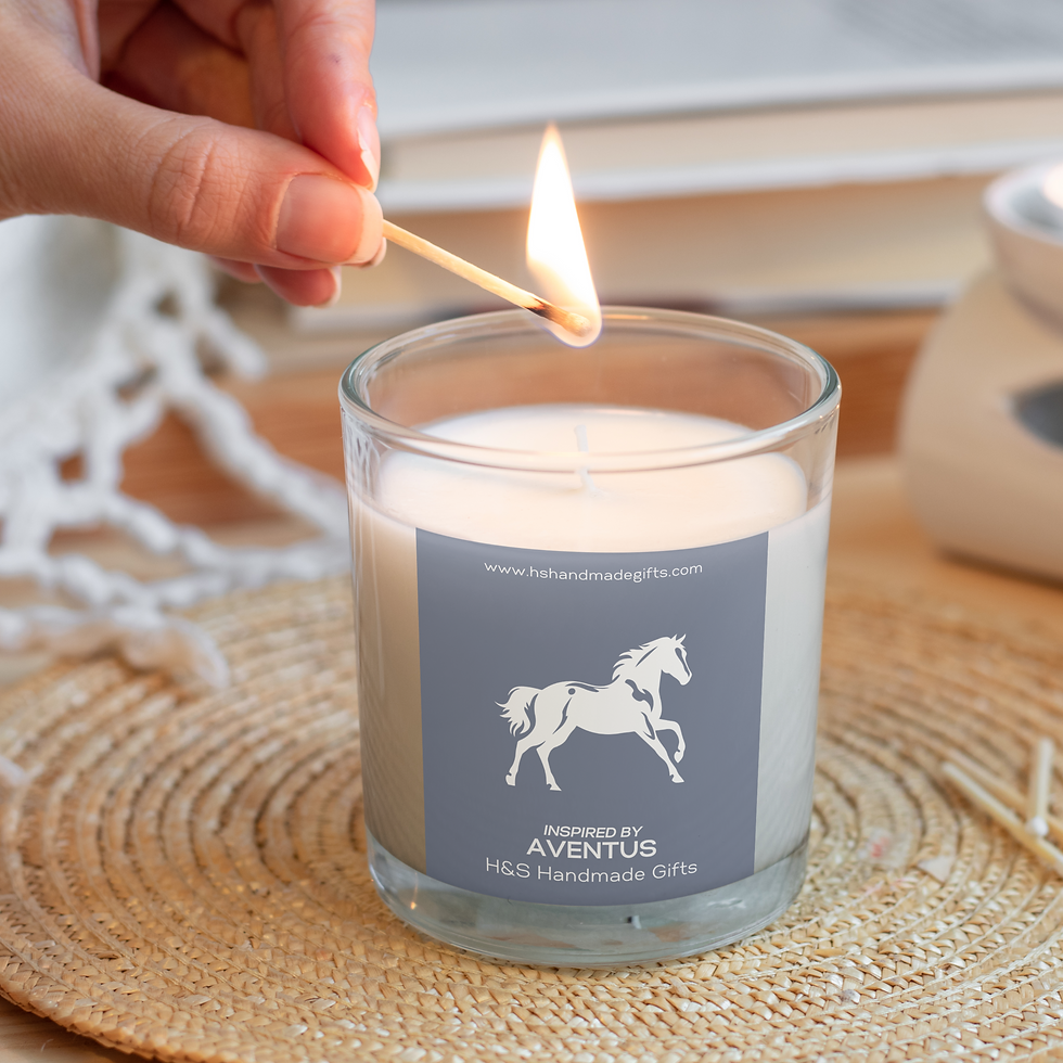 Aventus Scented Soy Wax Candle