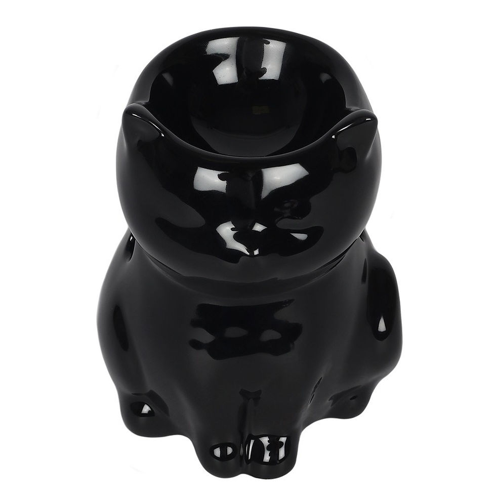 Thumbnail: Classic Black Cat Wax Melter & Oil Burner