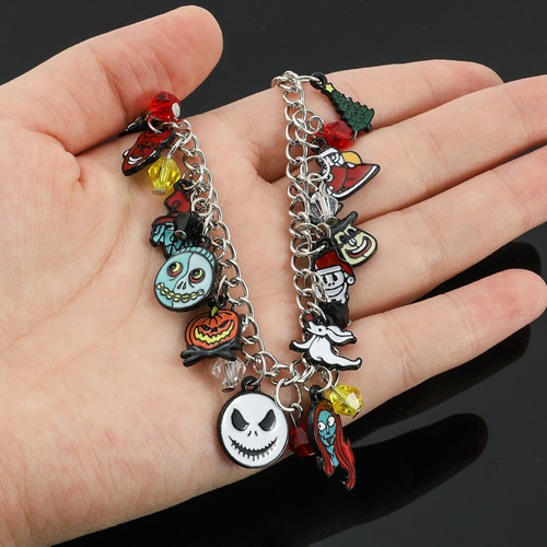 The Nightmare Before Christmas Charm Bracelet H&S Handmade Gifts