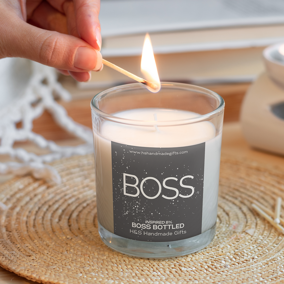 Boss Bottled Soy Wax Candle
