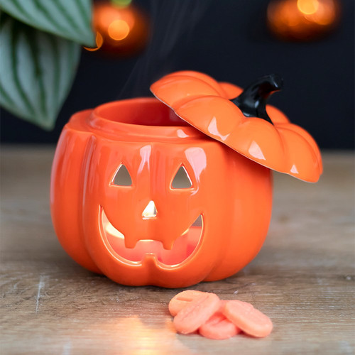 Jack O Lantern Pumpkin Wax Melter | H&S Handmade Gifts