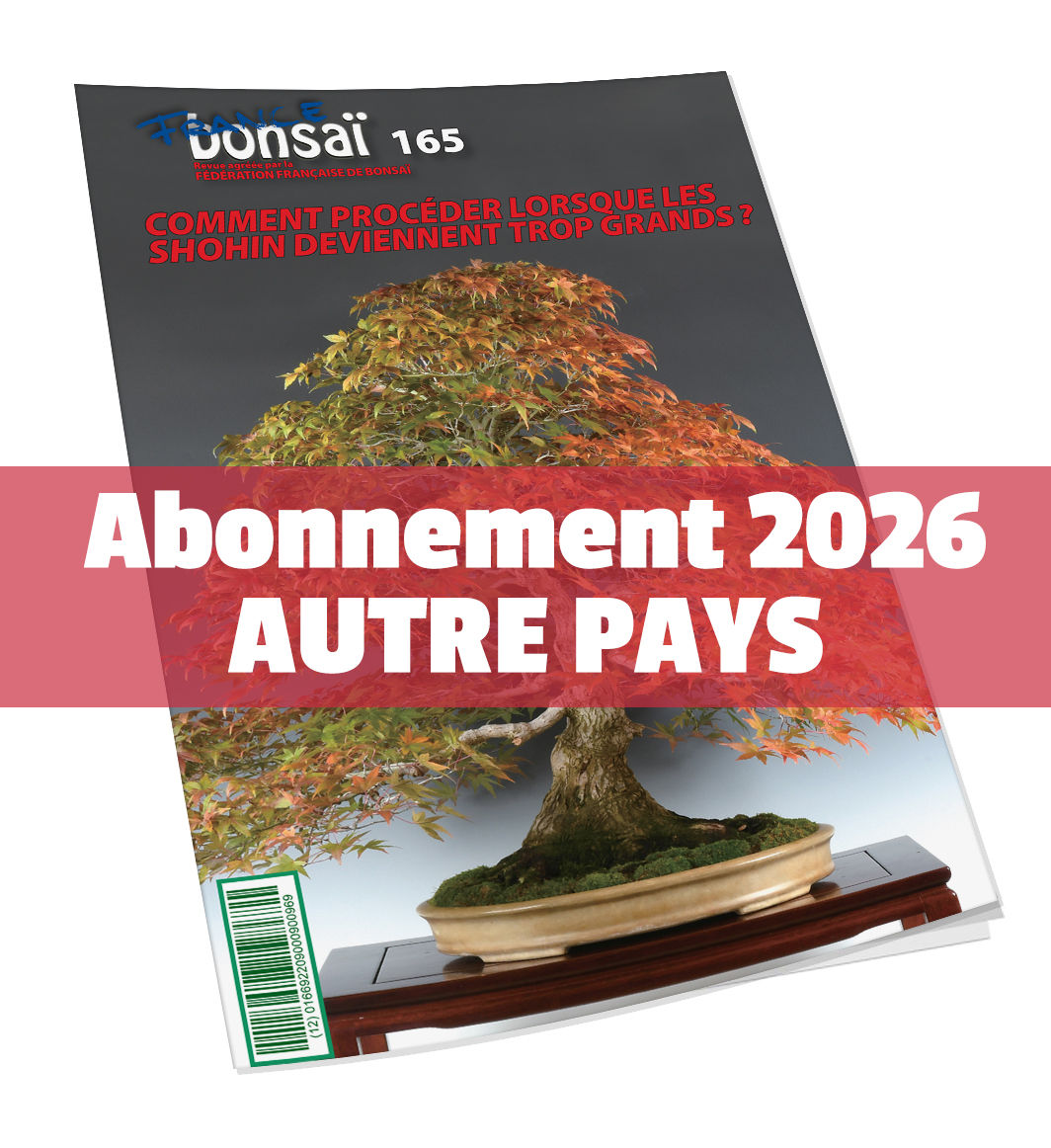 Abonnement France Bonsaï 2026 (NO UE et DOM-TOM)