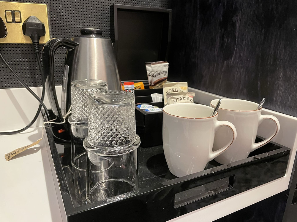 Hotel Brooklyn Manchester tea and coffee facilities
