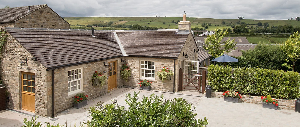 External view of the Dairy accessible holiday cottage