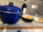 Welcome pack - pot containing cooked pasta, bottle of red wine, bowl of chips and loaf of fresh bread