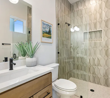 modern bathroom design Little Elm TX contemporary layout