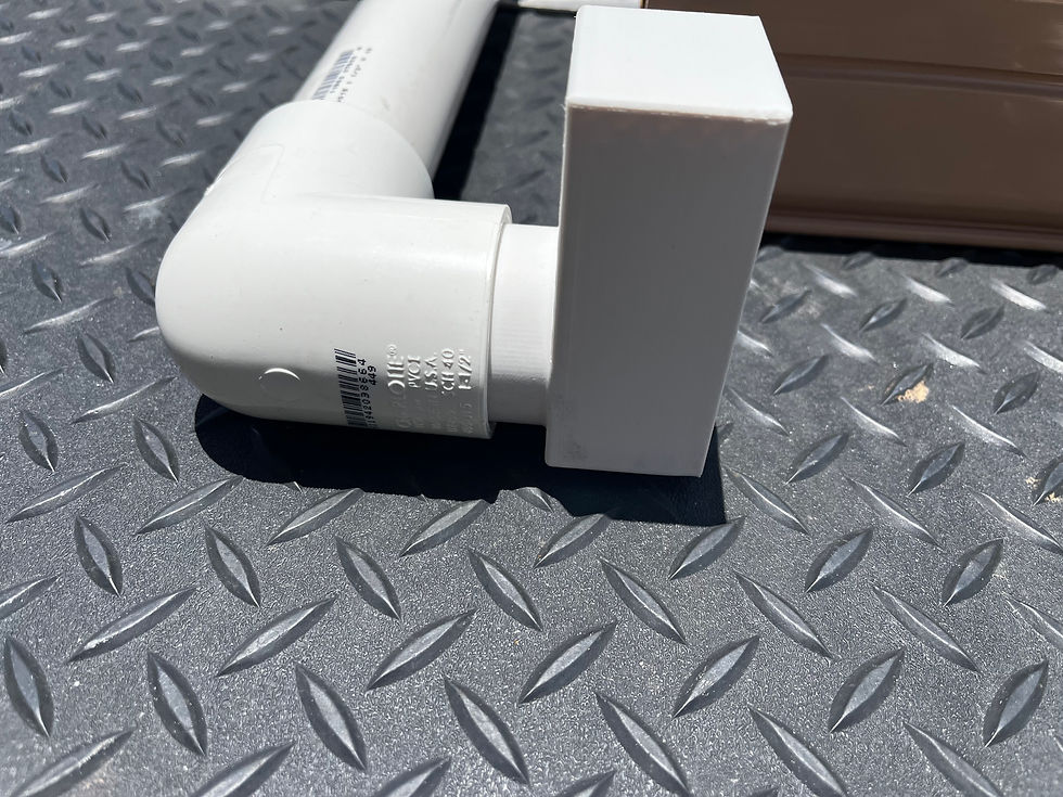 Thumbnail: 1.5" V-TOP TO 1.5" PVC ADAPTER