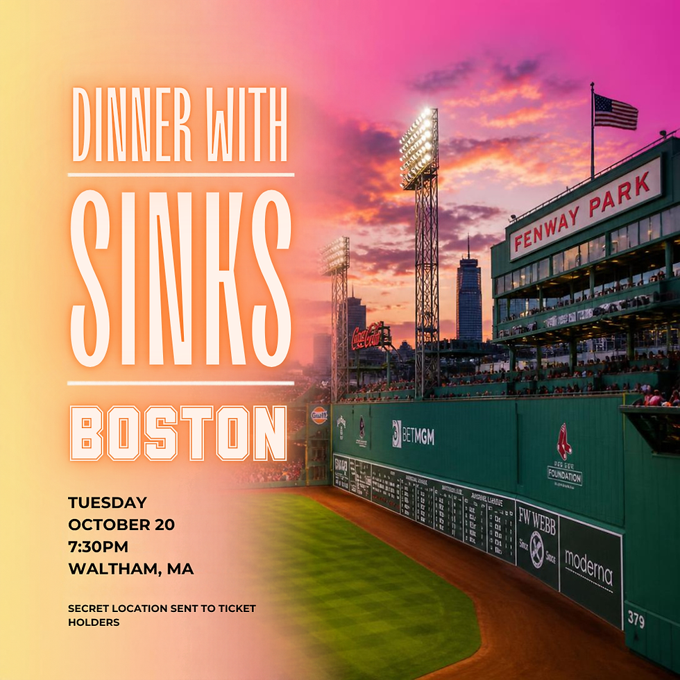 BOSTON: Dinner with SINKS