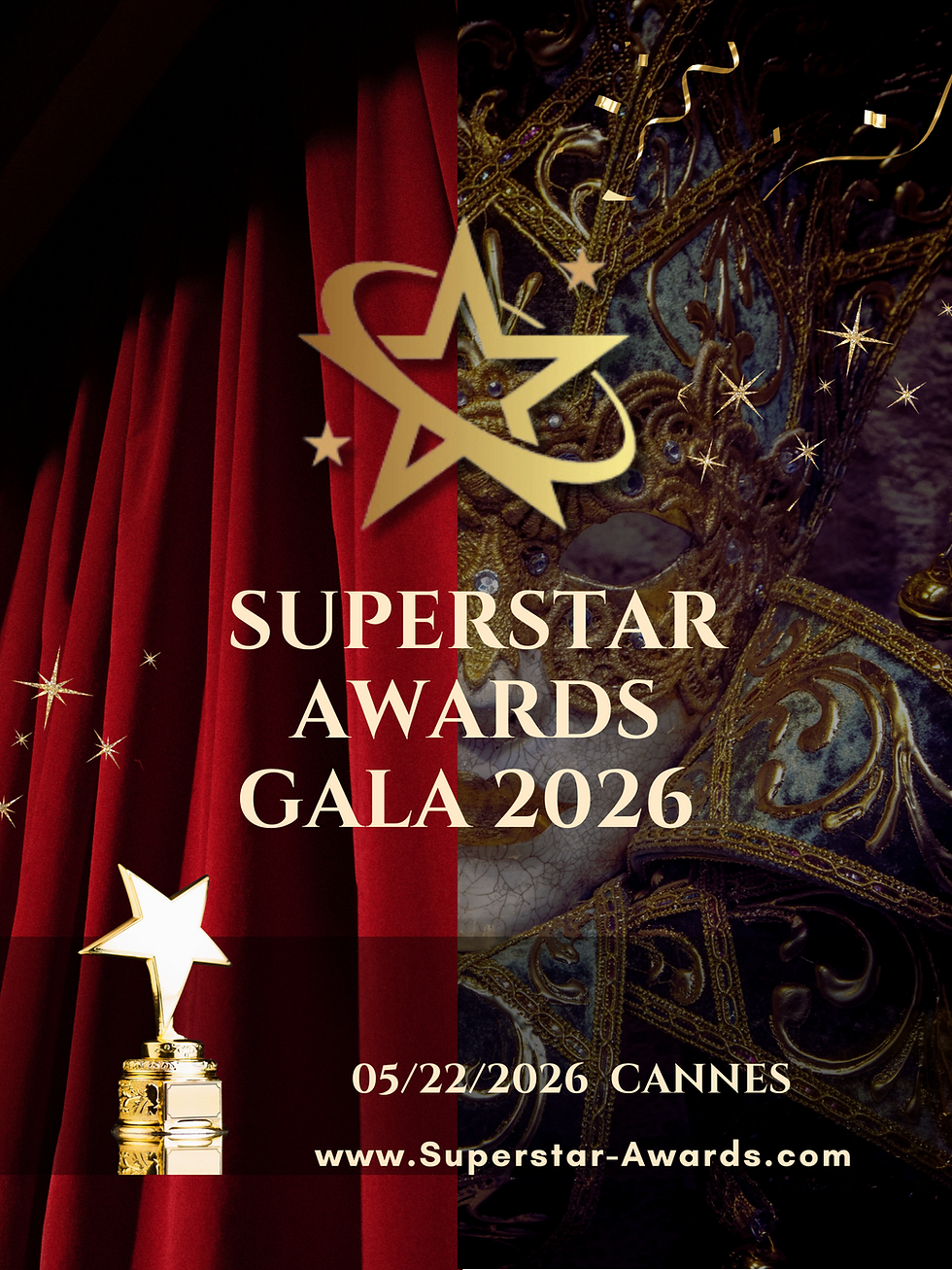 Invitation of 2026 Superstar Awards Cannes Nomination