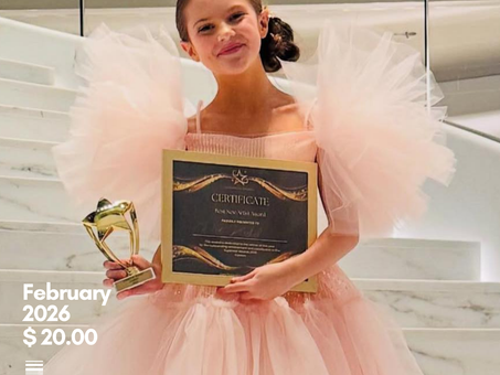 Superstar Magazine -Feb Issue Cover Story: Charlee Kidd-The Youngest Superstar Award winner