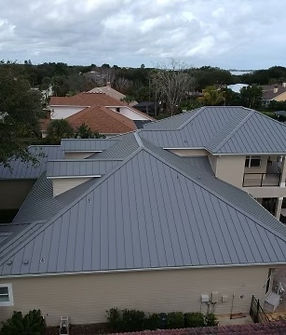 new construction services by spilker roofing beautiful pool and metal seam roof