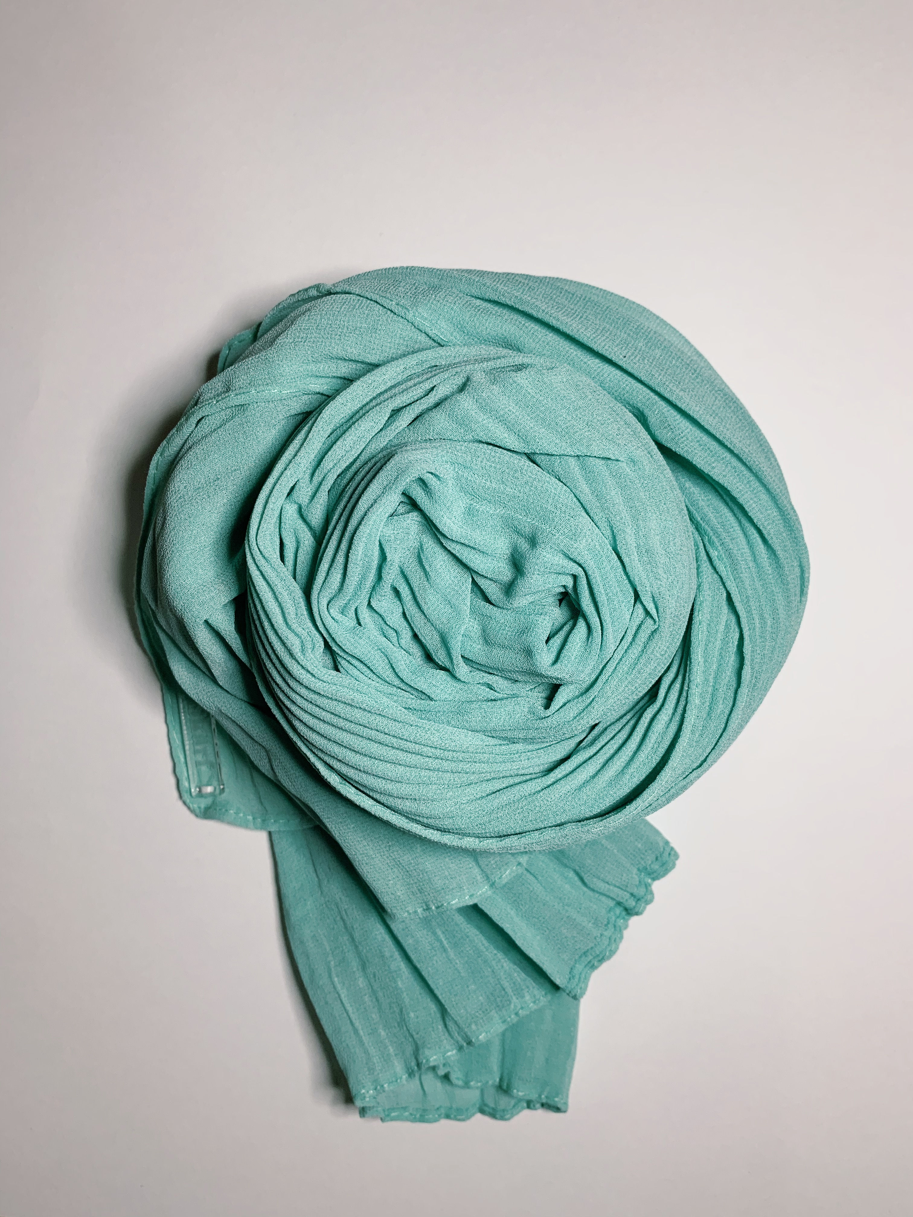 PLEATS in Turquoise