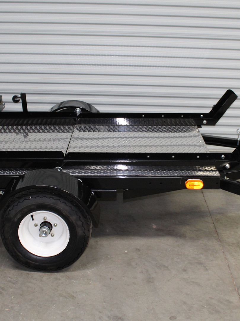 Deluxe Double Motorcycle Standup Trailer