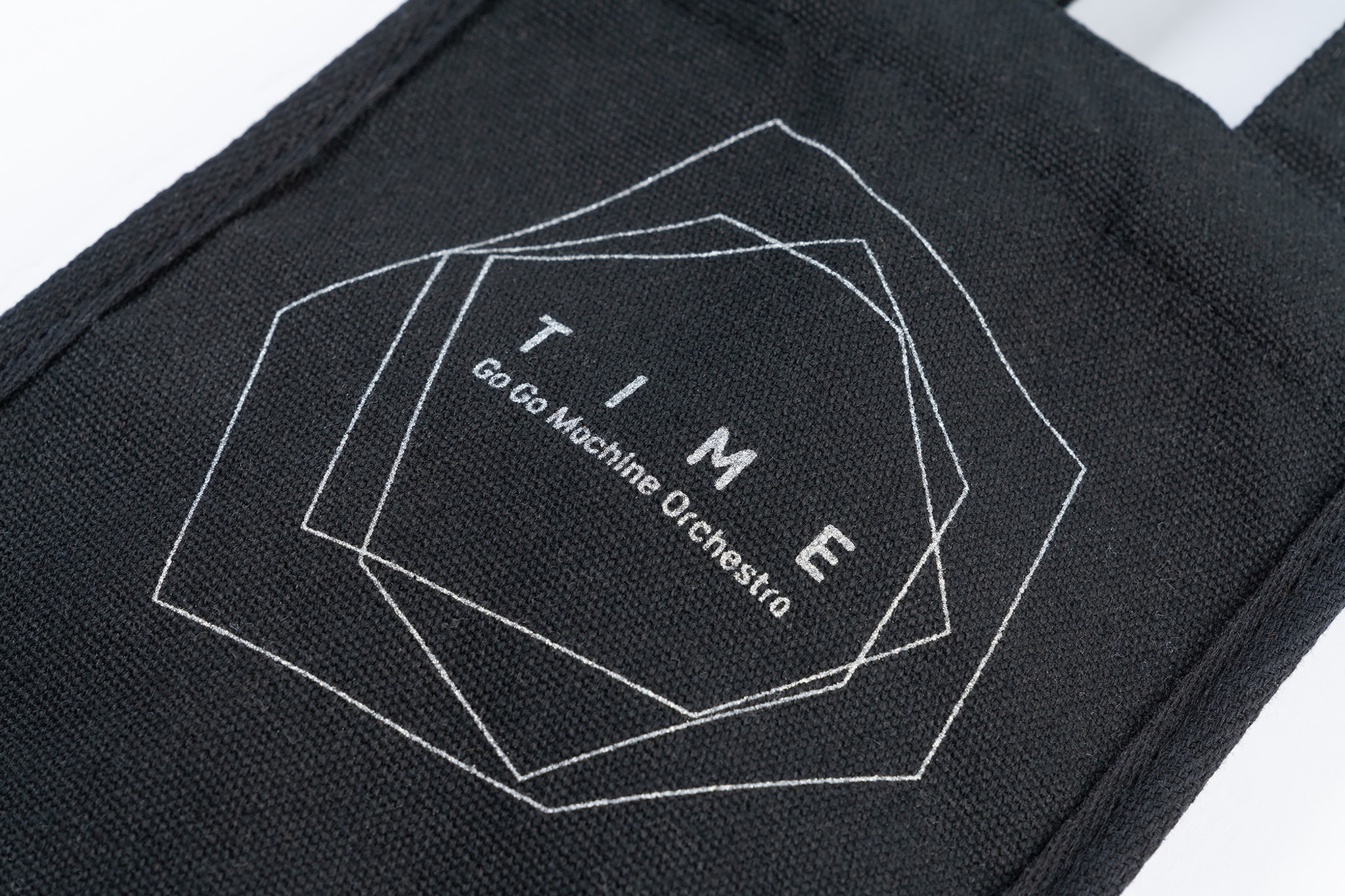 《TIME》黑色麻小托特袋