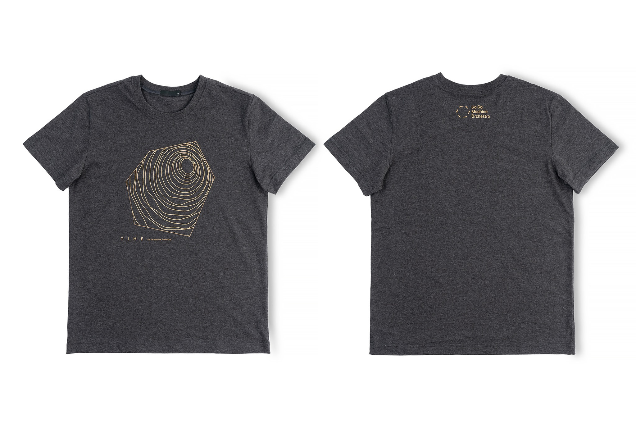 《TIME》麻灰色T-Shirt