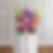 Basket with Faux Stained Glass Cross