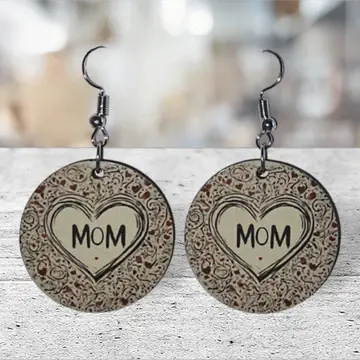 Thumbnail: Earrings: Mom Circle