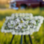 Custom Chevy Symbol Shaped Standing Spray