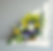 Flower Basket with Yellow Kalanchoe Plant (small yellow flowers in back)