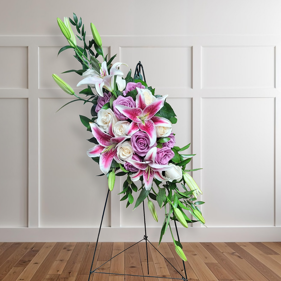 Asymmetric Standing Spray