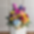 Flower Basket with Hyacinth Plant (back)