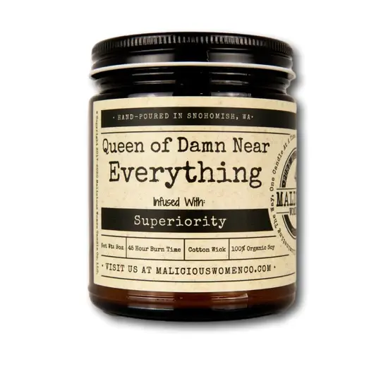 Queen Of Damn Near Everything - Infused with "Superiority" Scent: Rebel Rose