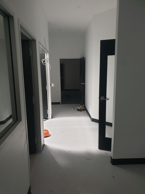 The Austin Vet Specialists build Ceiling and floors