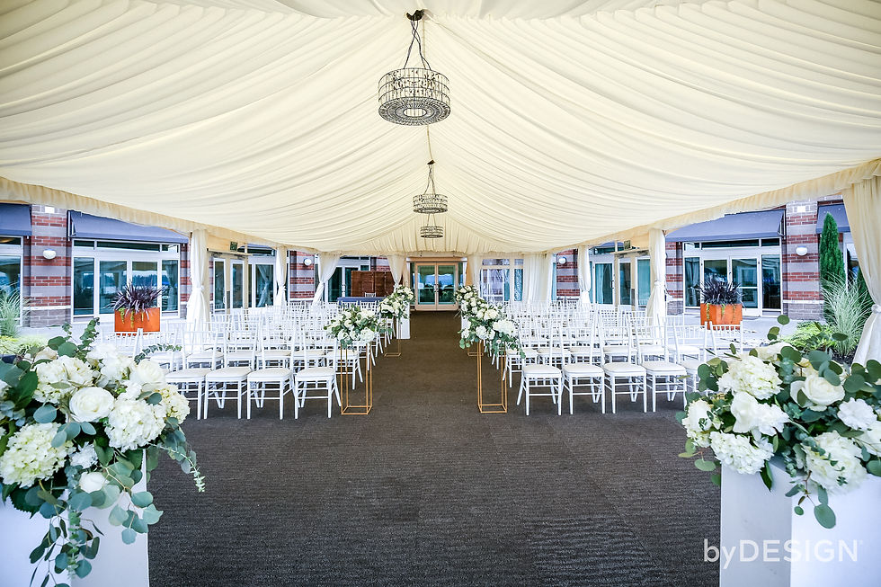 Tent ceremony at the woodmark hotel