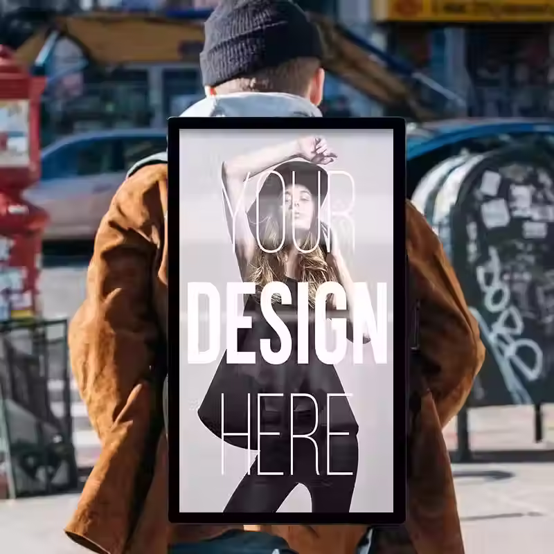 Thumbnail: Digital Advertising Screen Backpacks - Unpack and Go!