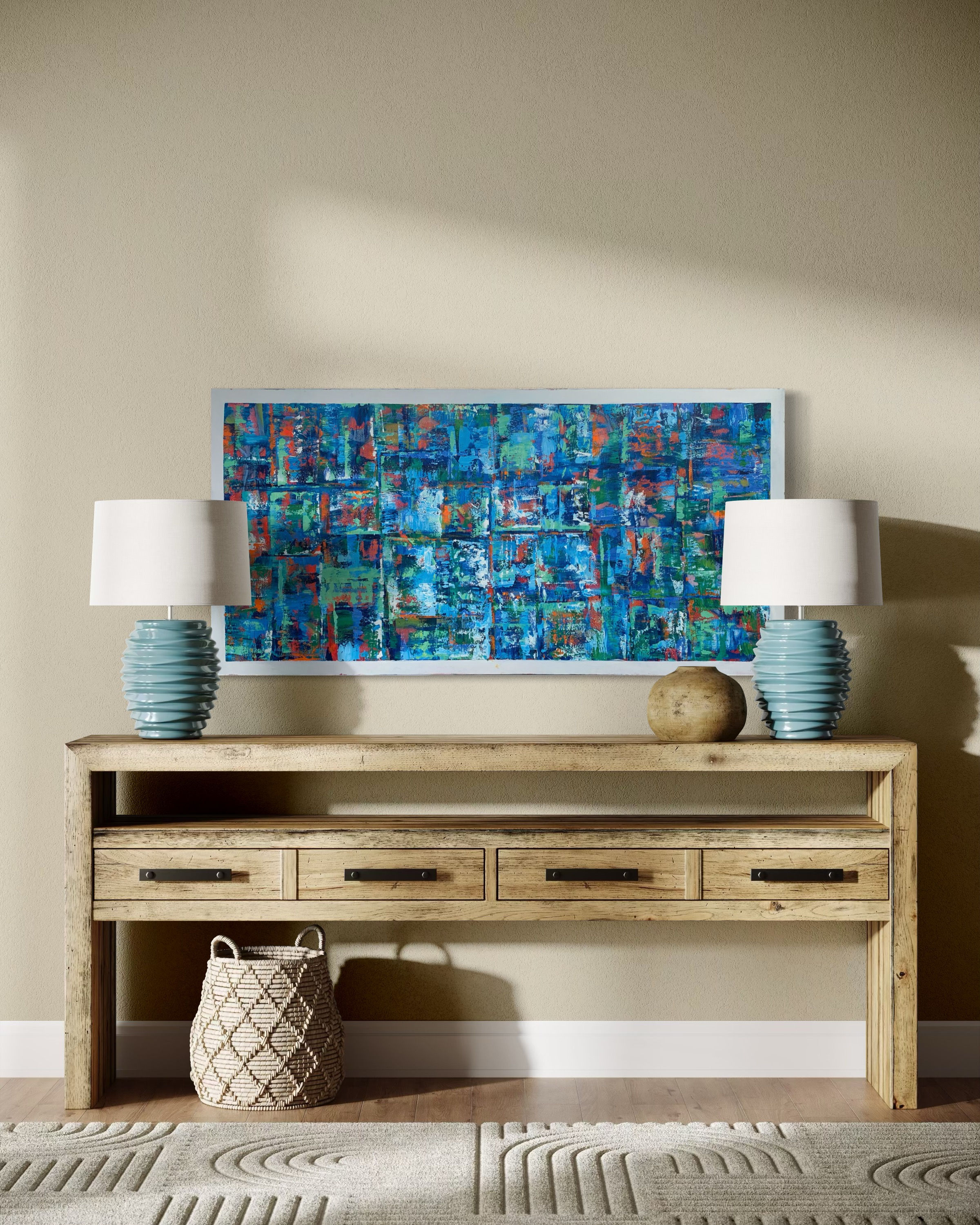 Reflections of Lights in Rain