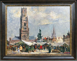 "The Market, Bruges"