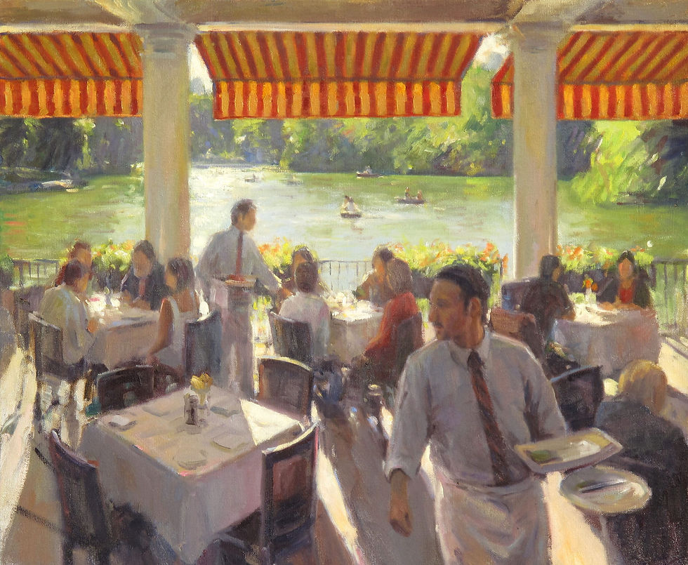SOLD "Boathouse Lunch Central Park"