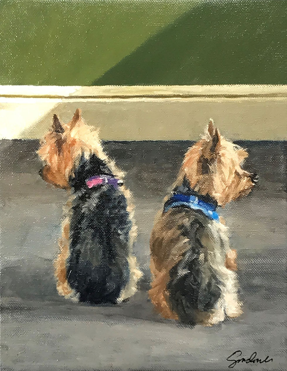 "Gallery Sitting"