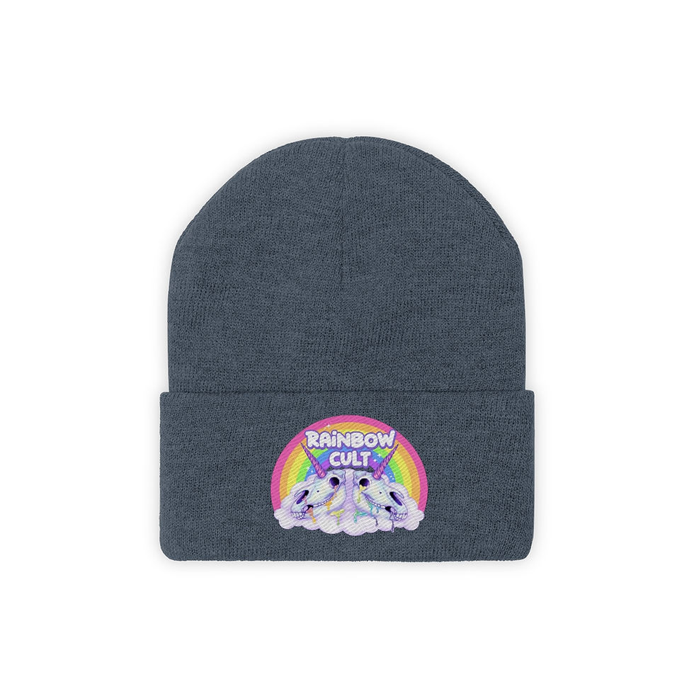 Thumbnail: Unicorn Skulls Knit Beanie