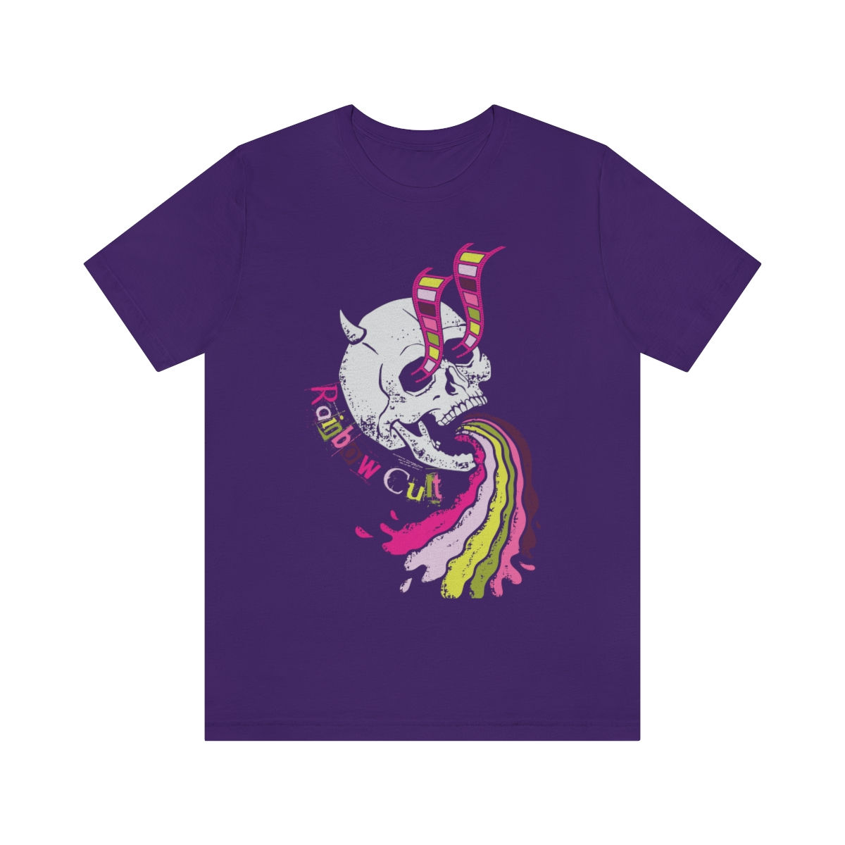 Rainbow Cult White Skull