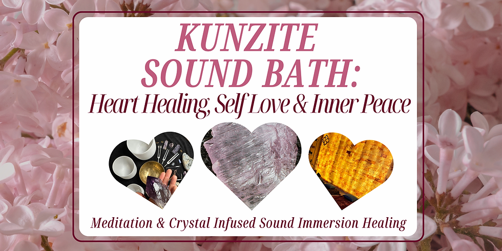 Kunzite Sound Bath