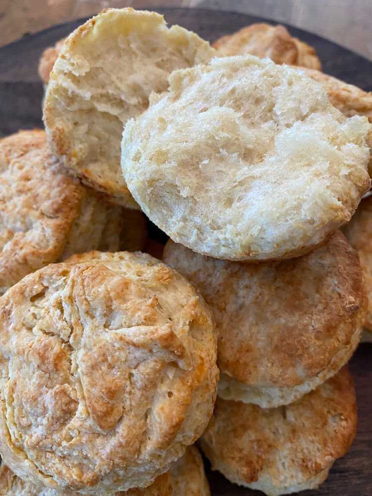Buttermilk Sourdough Biscuits