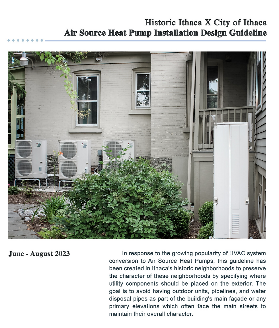 The title page of Henny's Project which focuses on best practices for heat pump installation