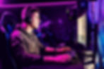 Man streaming while he plays video games