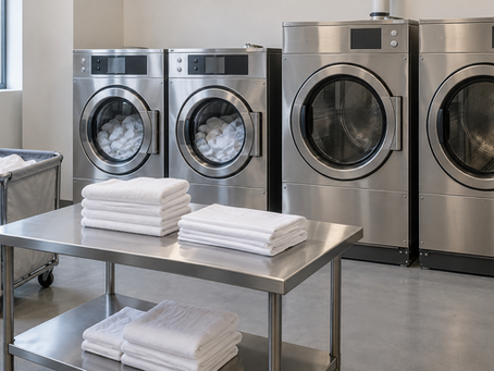 Hotel laundry service equipment