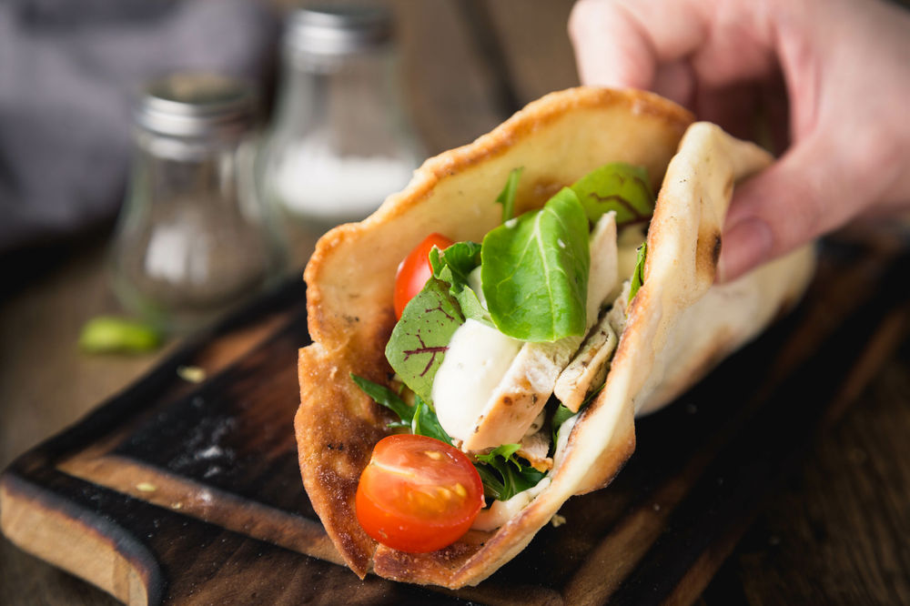 Gyro Chicken Pita Wrap