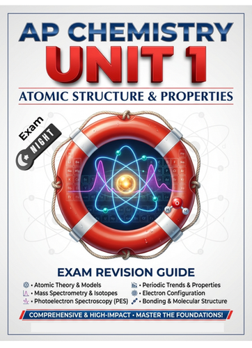 📄 AP CHEMISTRY UNIT 1: ATOMIC STRUCTURE & PROPERTIES - EXAM NIGHT ...