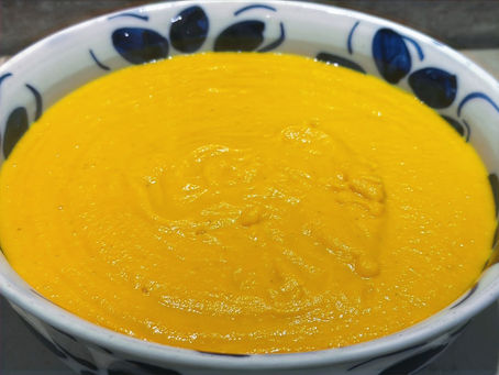 Soupe vitaminée à la carotte et aux pommes