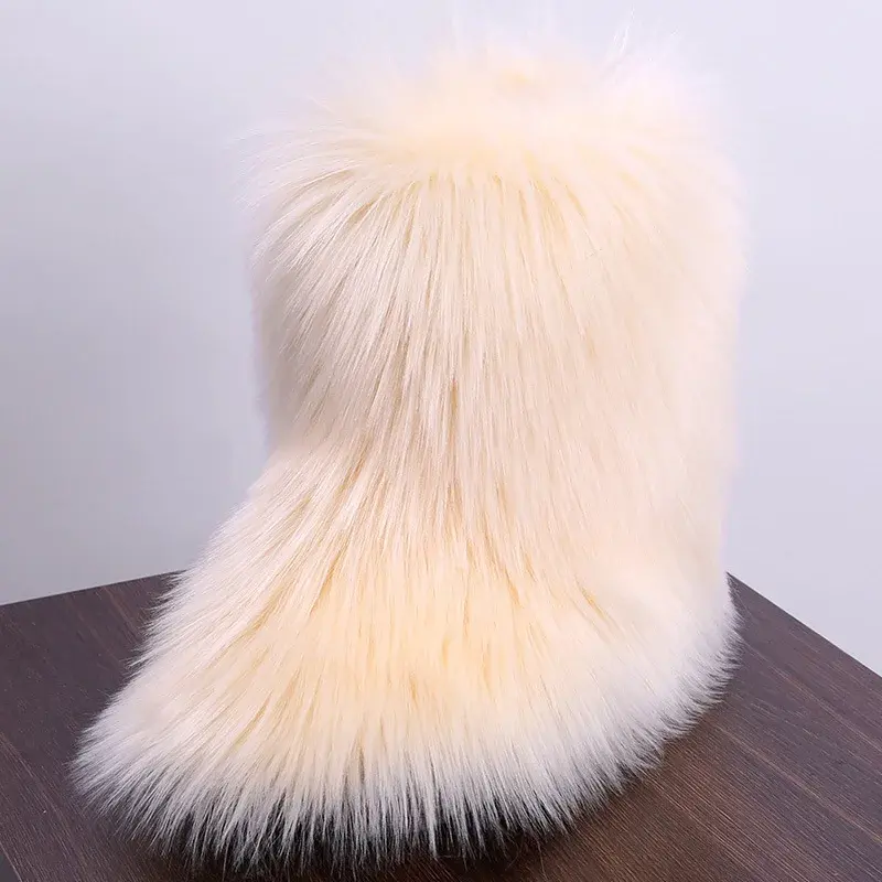 Thumbnail: Women's Faux Fox Fur Boot