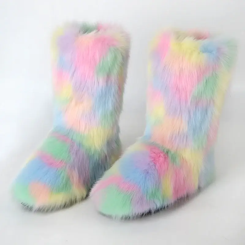 Thumbnail: Women's Faux Fox Fur Boot