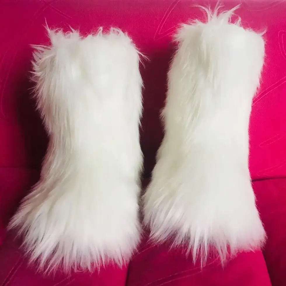 Thumbnail: Women's Faux Fox Fur Boot