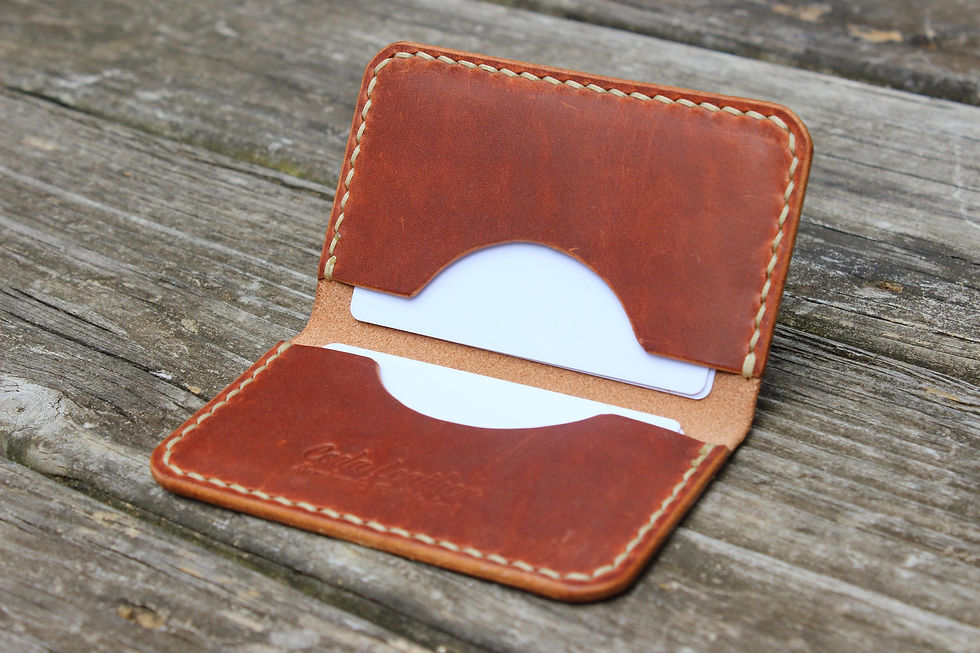 Crossroads Card Holder by Coda Leather, photo 3