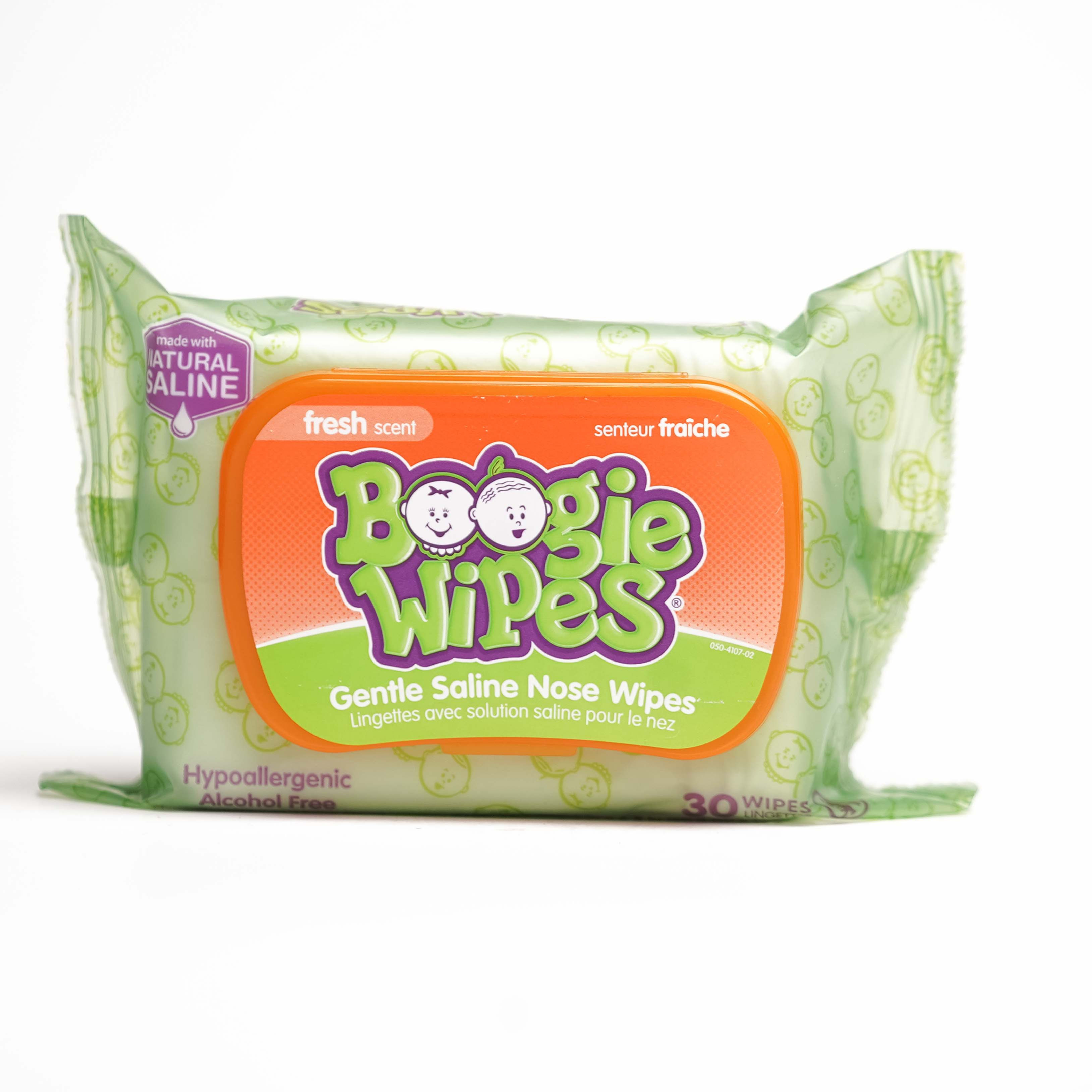 Boogie Wipes Natural Saline Nose Wipes