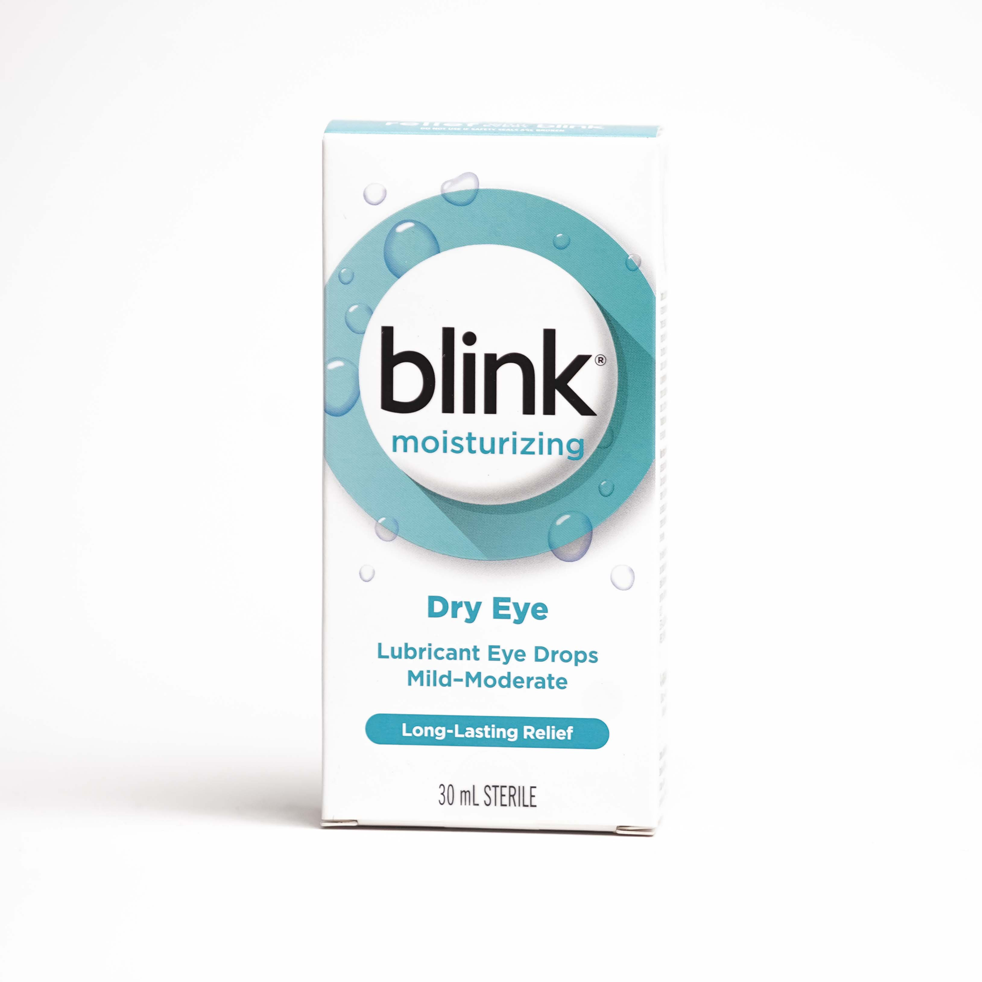Blink Moisturizing Dry Eye Lubricant Eye Drops