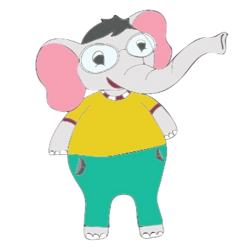 Poza scriitorului: Elefănțelul Curios